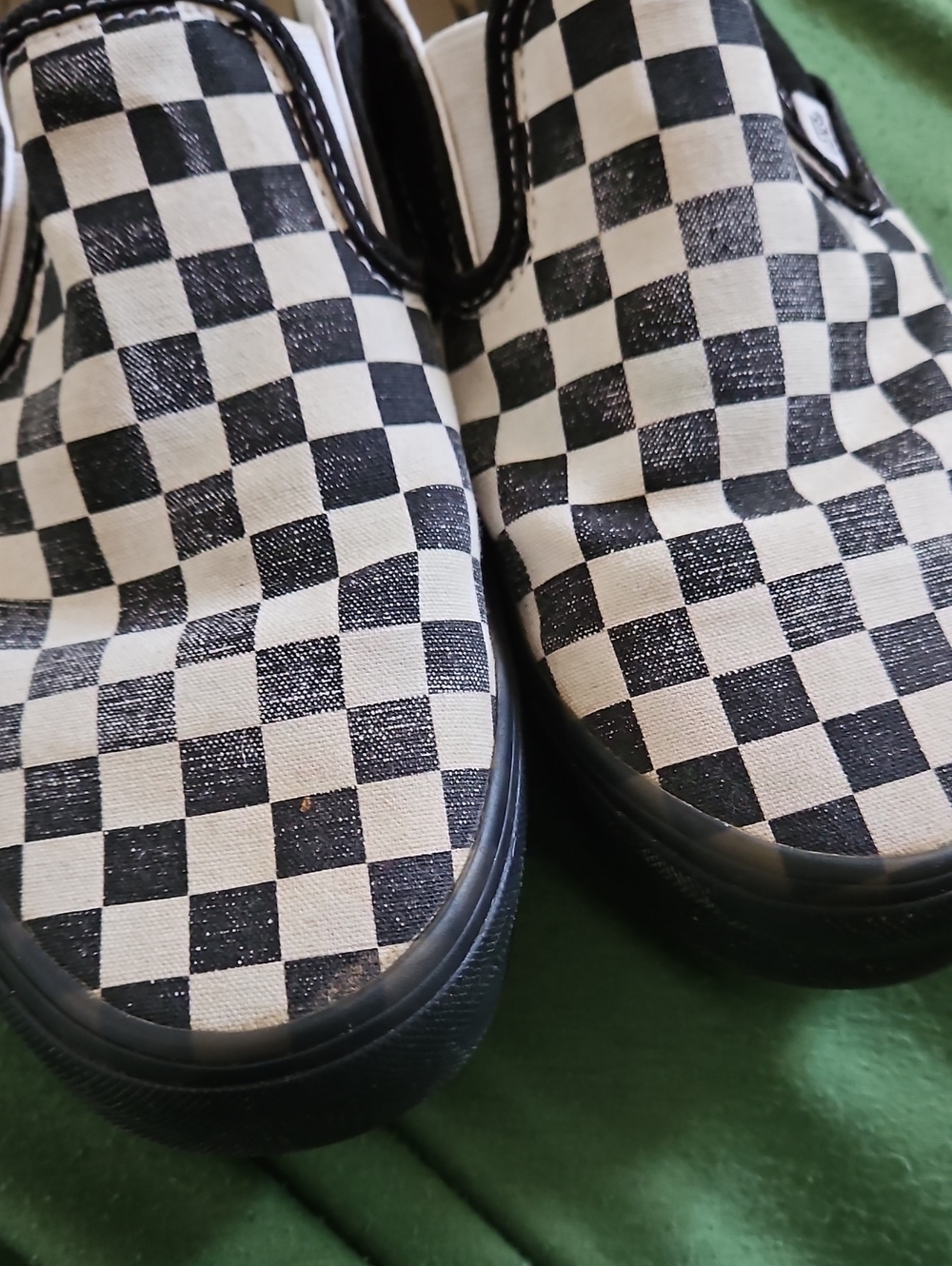 Vans Blk White Checks - Picture 4 of 7